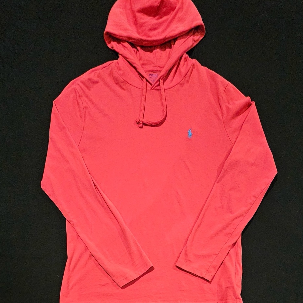 Ralph Lauren Polo Hooded Long Sleeve Coral Women's Size Large